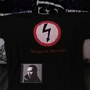 Marilyn Manson collectors t-shirt and CD, Large
